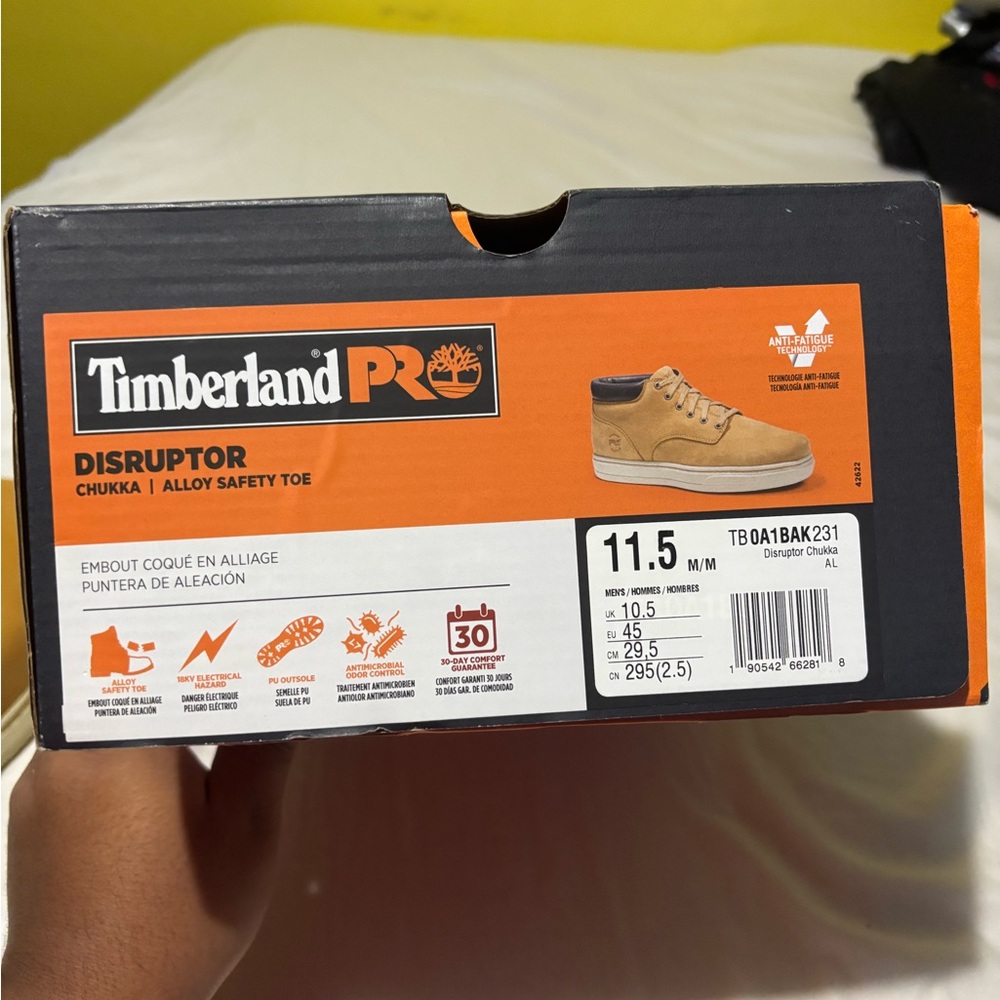Mens Timberland PRO Tan Disprutor boots - Picture 2 of 8